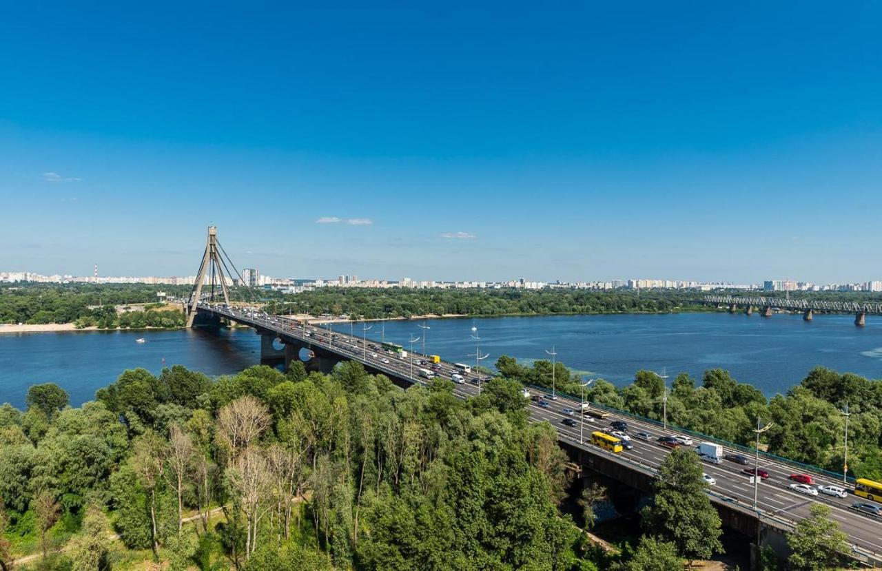 Apartments With Crazy Panoramic View Of The Dniepr Kiev Ngoại thất bức ảnh